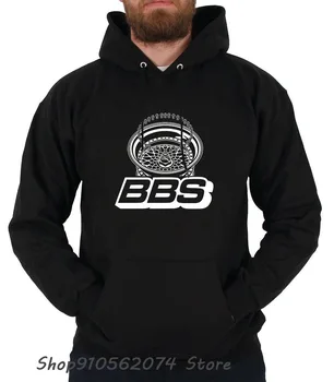 Bbs Racing Gear Firma Logo Herre Sort Mænd Hoodie