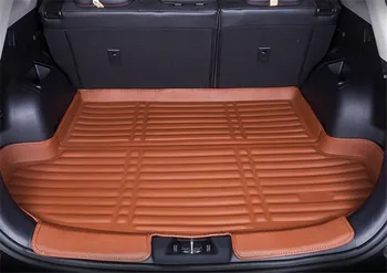 Bil styling 3D tre-dimensionelle PU hale kasse beskyttende tæppe pad kuffert bagage pad for Nissan Nye Sylphy 2016-2019
