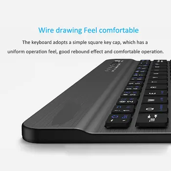 Bluetooth 3.0 Wireless Keyboard for iPad Samsung IOS Android-Systemet Universal Til Gaming Tablet PC af Høj Kvalitet til Mini Tastatur