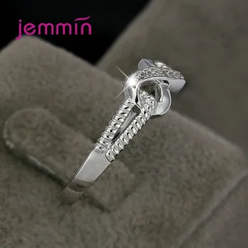 Fashion 925 Sterling Sølv Infinity Forever Love Finger Ring for Kvinder Bryllup Engagement Smykker 2021 nytår Gave