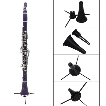 Foldbar Musikinstrumenter Dele Fløjte, Obo, Klarinet Saxofon Displayet Holder Hot Salg Bærbare Fine Design Beslag