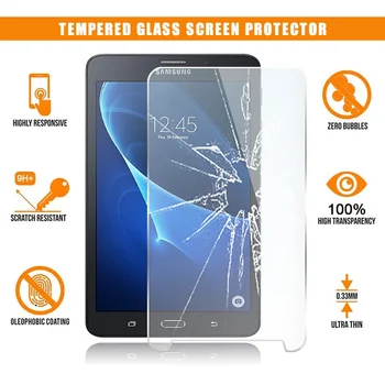 For Samsung Galaxy Tab 7.0 (2016) T280 Tablet Hærdet Glas Skærm Protektor 9H Premium ridsefri Film Dække