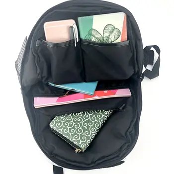 Kvinder Rygsæk Børn Skole Taske til Teenage-Piger Abstrakte Gul Bølge Print Kvindelige Laptop Notebook Bagpack Rejse Tilbage Pack 2020
