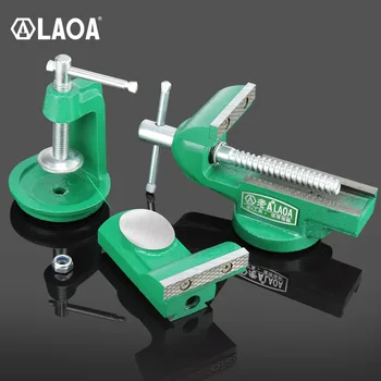 LAOA Tabel Vice Mini Clamp-on Bænk skruestik Multifunktionelle Bænk Skruen Med Stor Ambolt Hobby Klemme På Bordet Bænk Skruestik