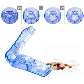 Medicin cutter, bærbare pille, opskæring tablet, dividere og skære medicin, slibning medicin, mini medicin, medicin box