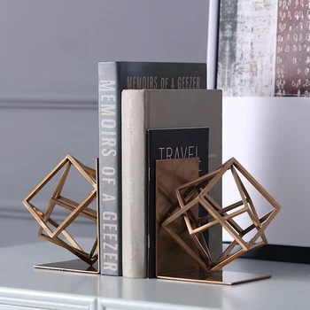 Moderne Minimalistisk Golden Geometriske Metal Dekoration Model Værelses Stue Vin Kabinet Bruser Hjem Bløde Dekorationer, Pynt
