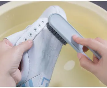 Multi-funktionelle Sko Børster Renere Husholdning Rengøring Sneaker Sko Rengøring Stærk Plastik Børster Tøjvask Værktøj