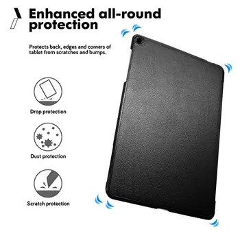 Slim Magnetisk Folde Flip PU Læder Cover Tilfældet for Asus ZenPad 3S 10 Z500M ( 9,7 tommer ) Tablet Stå shell+beskyttelsesfilm+pen