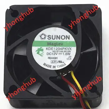 SUNON KDE1204PKVX MS B1338 AR GN DC 12V 1.6 W 3-Wire 40x40x20mm Server Cooling Fan