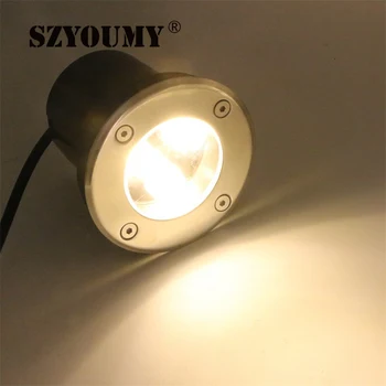 SZYOUMY 9W LED Underjordiske Lamper Begravet Belysning 3W * 3 LED Underjordiske Lys Udendørs Forsænket 85-265V Vandtæt IP67