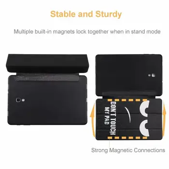 Tilfældet For Samusng Galaxy Tab En A2 10.5 tommer 2018 SM-T590 T595 T597 Dække Flip Tablet Cover Læder Smart Magnetisk Stå Shell