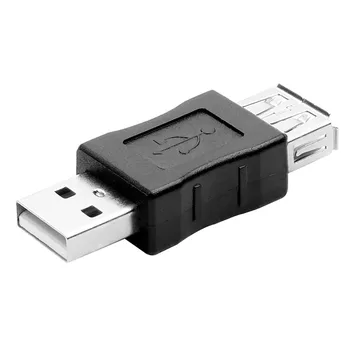USB 2.0 Mandlige (Type A) til USB-Hun (Type A) - Stik, USB-Kvindelige til USB Mandlige Converter Adapter til mobiltelefon