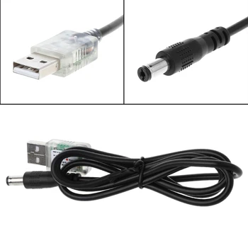 USB 5V til 8,4 V Power Charge Kabel For Cykel LED Hoved Lys 18650 Batteri X6HA