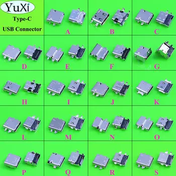 YuXi 1STK Data-Interface Micro 3.1 USB-STIK DIY-Type-C USB-3.1 Type C Kvindelige Socket-Stikket Oplade Dock-Port-Stik