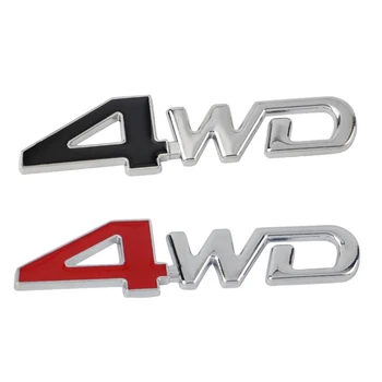 ZD 4WD 4X4 Bil 3D Metal Klistermærker til Volvo, Renault, Toyota Chevrolet cruze Opel astra h Nissan qashqai Peugeot 307 308 407 2017