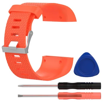 100pcs/Masse af DHL for Fitbit Stigning Silikone Udskiftning Armbånd Rem Smart Armbånd band + Tool Kits 8 Farver i To Størrelser
