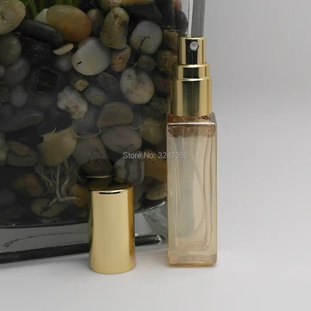 10ml Tomme Glas Bærbare Spray Dyse Parfume Flaske, Square Praktisk Rejsende Høj Kvalitet, Skønhed, Makeup, Duft Forstøver
