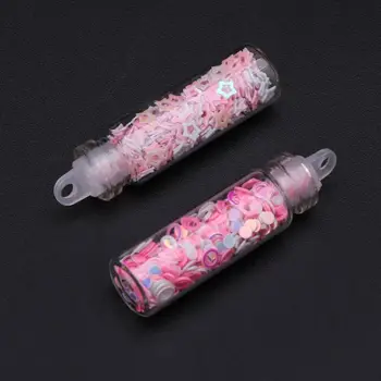12 Flaske/Set Manicure Pailletter DIY Påfyldning Værktøjer Multi Funktionelle Glitter Pulver Smykker Resultater