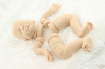19-20 Tommer All Solid Blød Silikone Kit Hoved, Arm og Ben til Reborn Baby Realistisk Dukke DIY Håndlavet Kit Toy Unisex Tilbehør