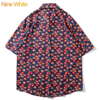 2020 hip-hop-shirt street style mænds Hawaii-skjorte plast mønster oprindelige sommer strand shirt kort ærme ny