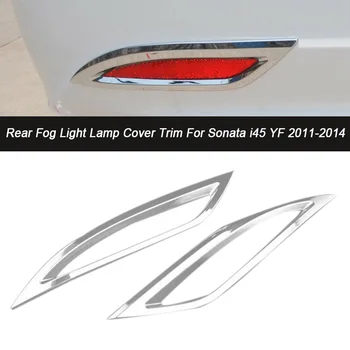 2stk for Hyundai Sonata I45 YF 2011-Chrome Bageste Kofanger Tåge Lys Lampe Dække Trim Støbning