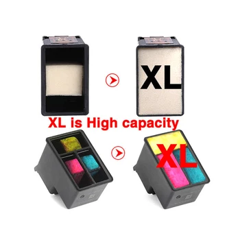 2x 63XL kompatibel for hp63 sort blæk patroner erstatning for 63xl DeskJet 1112/2130/2132/3630/3632