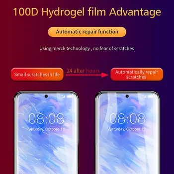 3-i-1 Hydrogel Film Skærm Protektor Til Xiaomi 10 pro 10 Lite 5G Beskyttende Film til Xiaomi Mi 9 pro 9 se mi 8 Lite 6x 5x film
