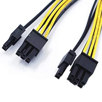 5-Pack PCI-E 8Pin til 2X 8-Pin-koden (6+2) tænd / sluk-Splitter Kabel til PCIE port til PCI Express-Image Kortet Y - Splitter forlængerkabel