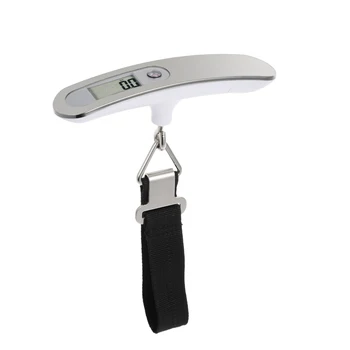50 KG/10g LCD-Vægt vægt skala Digital Skala skalaer elektroniske Lomme Hængende Bagage Skala Balance Data Hold Tara-Funktion