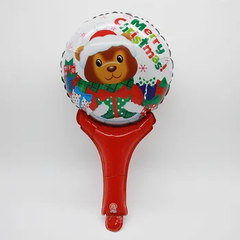 5pcs julefrokost Hånd Stick Ballon med at Fejre Nyt År er Jul, Legetøj til Børn Stick Balloner Festival Indretning af Forbrugsstoffer
