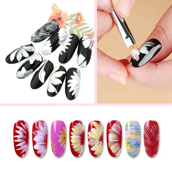5Pcs/set Professionelt Manicure UV Gel Pen, Pensel Akryl Nail Art Maleri, Tegning Børste til Nail Art Tips Bygherre og Maleri
