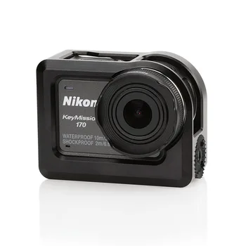 Aluminium holder til Nikon KeyMission 170 Ramme etui Boliger Sæt Kit med Skruetrækker og Skru Fast Tilbehør