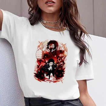 Angreb på Titan animationsfilm t-shirt kvinder 2021 nye sommer casual kortærmet tshirt femme søde streetwear t-shirt kvinde tøj top