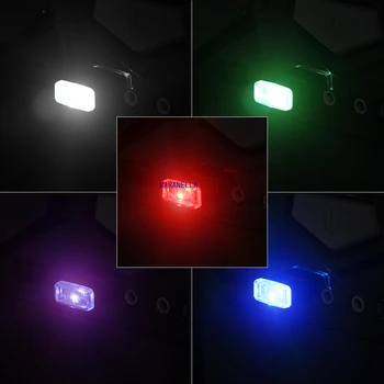 Bil styling USB Dekorativ Lampe Belysning LED Lys Atmosfære Universal PC Bærbare Plug and Play-Rød/Blå/Hvid/Grøn/Plnk