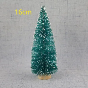 DIY juletræ Lille Fyrretræ Mini Træer Placeret I Desktop Home Decor julepynt Børn Gaver