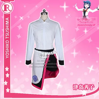 Elsker At Leve! Solskin!! Aqours Tsushima Yoshiko Episode 13 Film Uniformer Cosplay Kostume Gratis Fragt
