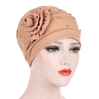 Kvinder, Muslimske Strække Turban Hat Kemo Cap Hårtab Hoved Tørklæde Wrap Hijib Cap