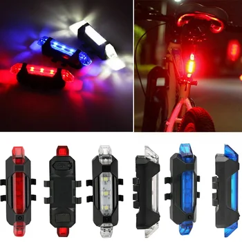 LED USB-Genopladelige Cykel baglygte Cykling Advarsel Cykel baglygte XR-Hot