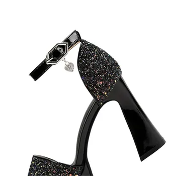 MORAZORA Stor størrelse 33-42 2020 fashion kvinder pumper tyk høje hæle platform elegant party sko sommeren damer, sandaler
