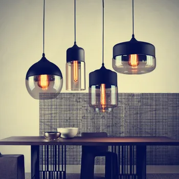 Nordisk Moderne minimalistisk retro loft hængende Pendel Lampe Inventar E27 LED Pendel til Restaurant Bar Køkken soveværelse