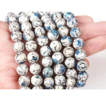 Ny Mode K2 Armbånd natursten Løse Perler 8 mm Til Kvinder, Mænd Bedste Ven Fødselsdag, Ferie Gave