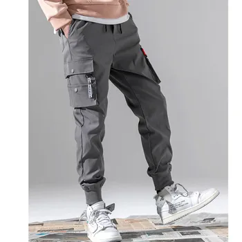 Prowow 2021 Forår Sommer Ny Mænds Slips Fødder Arbejdstøj Casual Trendy Mærke Slank-montering Bukser koreansk Stil Trendy Sports Bukser