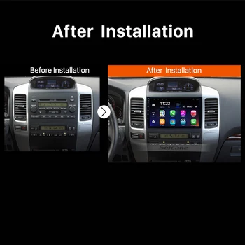 Seicane 9inch Android 10.0 Car Multimedia Bil Radio GPS-Enhed, der Afspiller til 2004 2005 2006 2007 2008 2009 Toyota Prado Quad-core