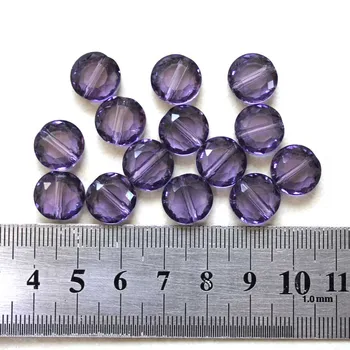 Shangquan AAA 12mm Krystal Glas Perler, Runde Knap Løs Spacer Perler Charms Til Halskæde Armbånd Smykker at Gøre