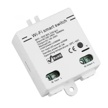 Smart fjernbetjening Smart WiFi Skifte Controller 1000W Præcis og Jævn WiFi Kontrol Trådløse WiFi-Skifte