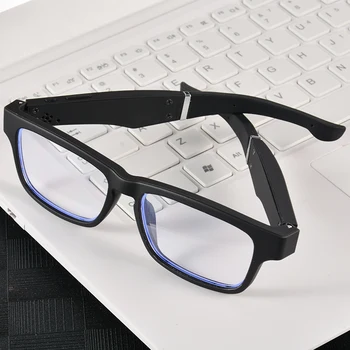 T1 Fladt Briller Trådløse Bluetooth Headset 5.0 Binaural Mini Call Mobiltelefon Universal Smart Briller
