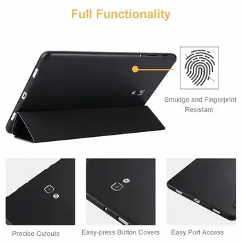 Tilfældet For Samusng Galaxy Tab En A2 10.5 tommer 2018 SM-T590 T595 T597 Dække Flip Tablet Cover Læder Smart Magnetisk Stå Shell