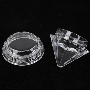 10stk Bærbare 5g Mini Kosmetiske Tomme Krukke Pot Diamant Creme Max Øjenskygge Makeup Creme til Ansigtet Beholder Genpåfyldelige Flasker