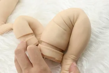 19-20 Tommer All Solid Blød Silikone Kit Hoved, Arm og Ben til Reborn Baby Realistisk Dukke DIY Håndlavet Kit Toy Unisex Tilbehør