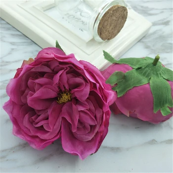 1stk Ny simulering camellia bryllup forsyninger silke blomst efterligning blomster DIY sko blomster corsage rekvisitter